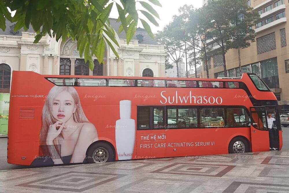Sulwhasoo chạy Roadshow bus 2 tầng tại Hồ Chí Minh