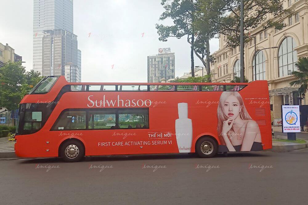 Sulwhasoo chạy Roadshow bus 2 tầng tại Hồ Chí Minh