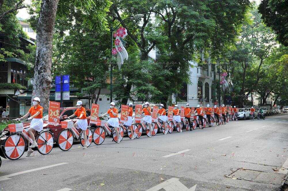 Roadshow xe đạp của BRGMart tại Hà Nội