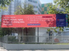 RMIT treo băng rôn banner quảng cáo tại TP. Hạ Long (Quảng Ninh)