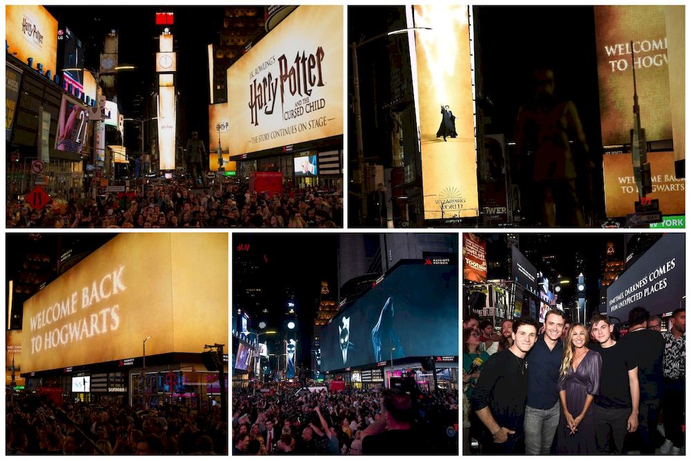 Unique Creative OOH: Chiến dịch quảng cáo DOOH “Harry Potter and the Cursed Child” tại Times Square