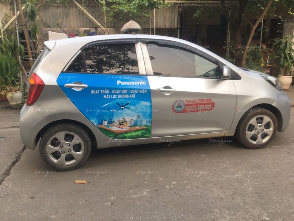 Panasonic quảng cáo taxi Bắc Trung Nam tại Thanh Hóa