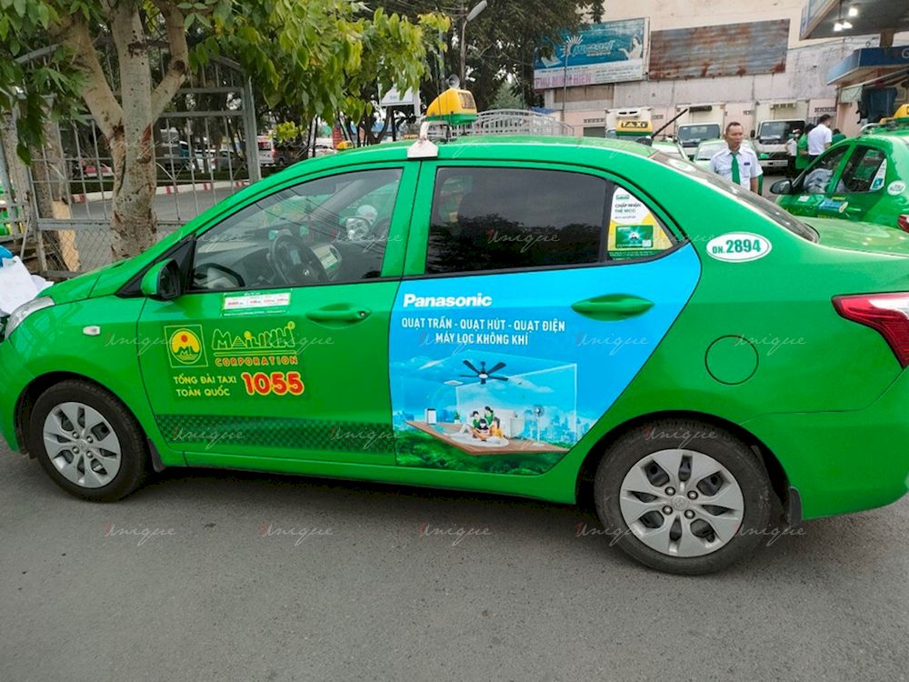 Panasonic quảng cáo taxi Mai Linh tại Đồng Nai