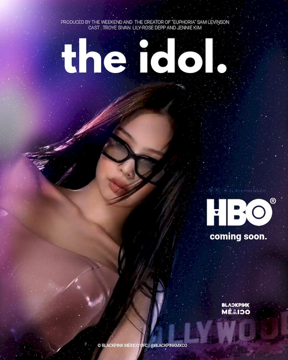 Poster Jennie The Idol Movie HBO