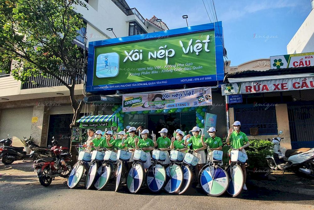 Xôi Nếp Việt với chiến dịch Roadshow xe đạp sôi động tại Hồ Chí Minh