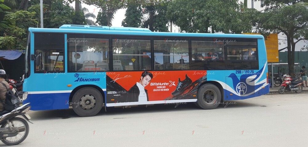 Ưu điểm quảng cáo xe bus