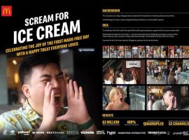 McDonald’s với chiến dịch OOH tương tác thú vị "Scream For Ice Cream"