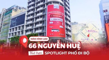 Màn hình LED quảng cáo 66 Nguyễn Huệ