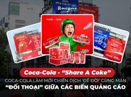 Chiến dịch “Share a Coke” của Coca-Cola trở lại với màn ‘đối thoại’ dí dỏm của các biển quảng cáo