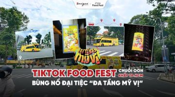 Bùng nổ đại tiệc “Đa tầng mỹ vị” với chuỗi chiến dịch OOH của TikTok Food Fest tại TP.HCM